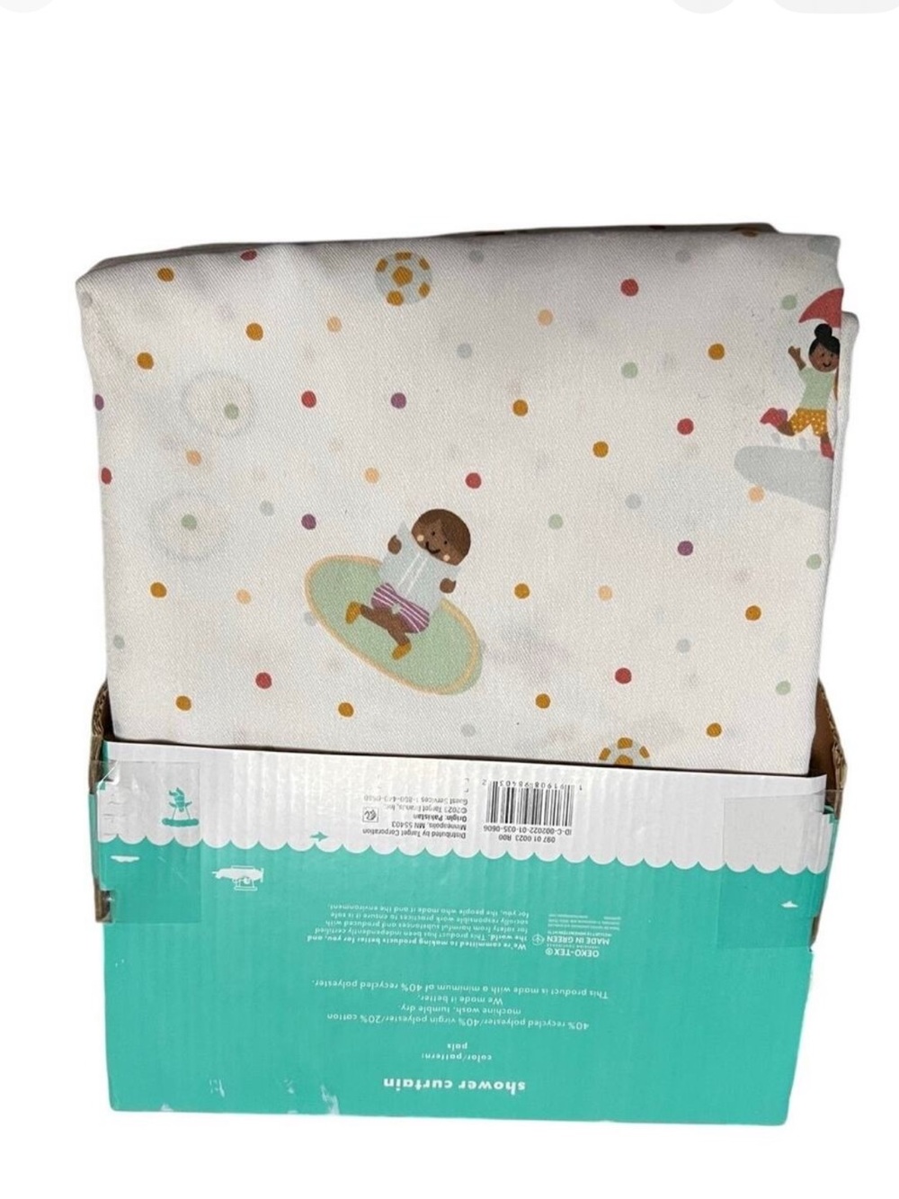 New kids shower curtain